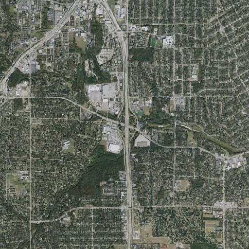 Aerial imagery of Interchange 421A, TX