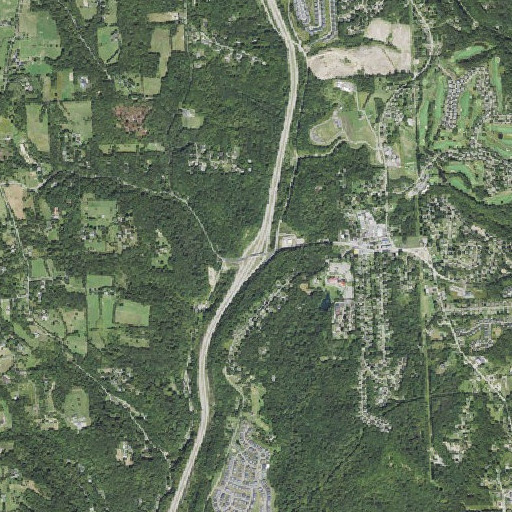 Aerial imagery of Interchange 68, PA
