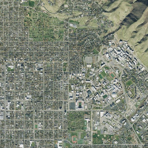 Aerial imagery of James Fletcher Hall, UT
