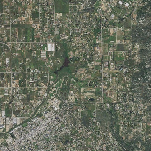 Aerial imagery of Hatfield Creek, CA