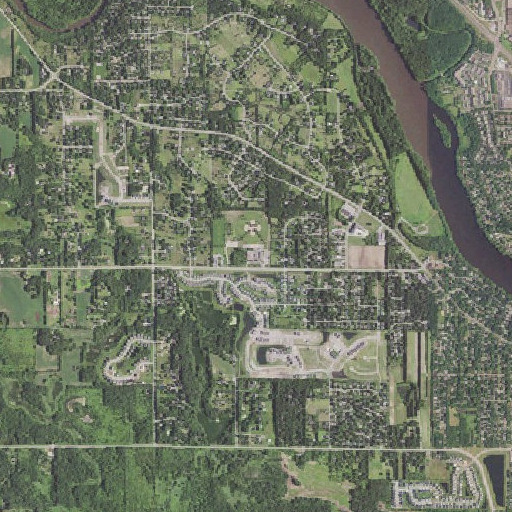 Aerial imagery of Dayton Elementary School, MN