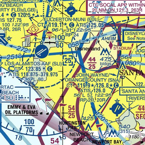 FAA VFR chart of Hayden Elementary School, CA