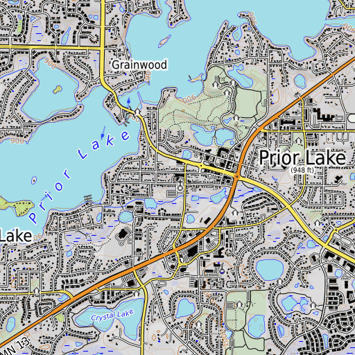 OpenTopoMap map of Saint Michael Catholic School, MN