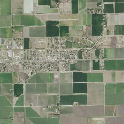 Aerial imagery of Edcouch Elementary School, TX