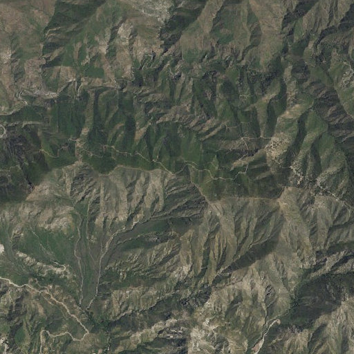 Aerial imagery of Highline Saddle, CA