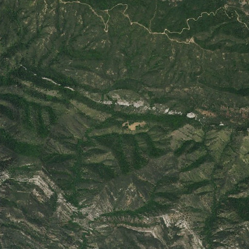 Aerial imagery of Huffs Hole, CA