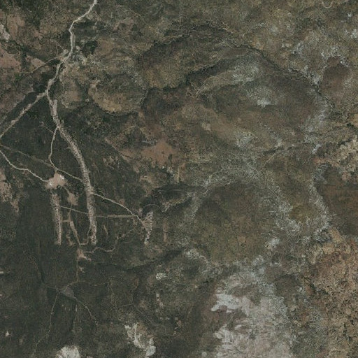 Aerial imagery of Hungry Spring, CA