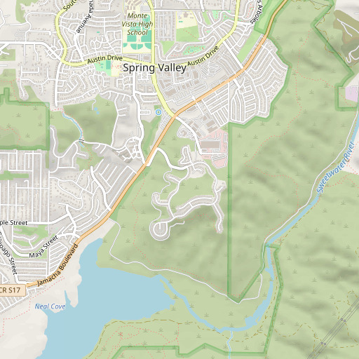 OpenStreetMap map of Jamacho, CA