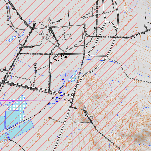 OpenTopoMap map of Lark Seep, CA