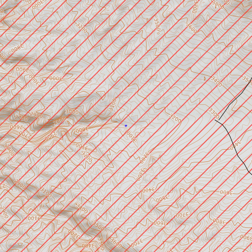 OpenTopoMap map of Layton Spring, CA