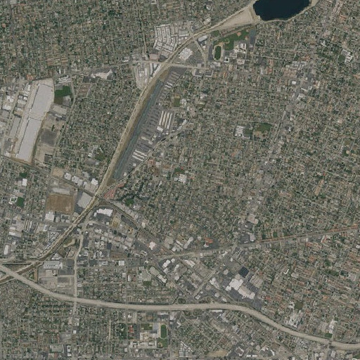 Aerial imagery of LeGore Elementary School, CA