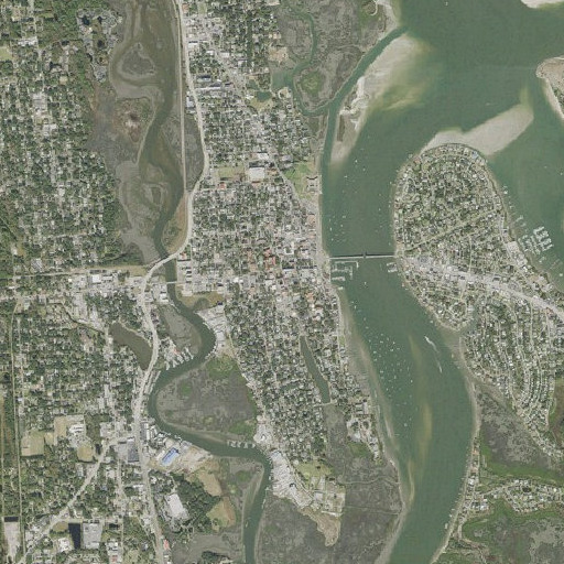 Aerial imagery of Lightner Museum, FL