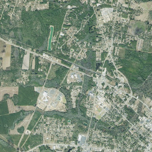 Aerial imagery of Altamaha Technical College, GA