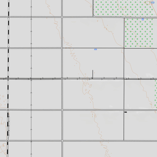 OpenTopoMap map of M Drain, CA