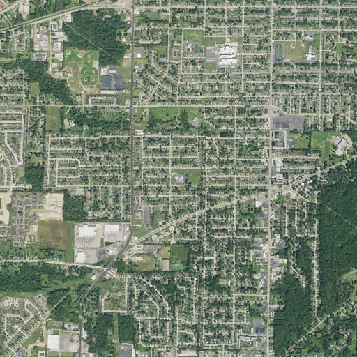 Aerial imagery of Toni Morrison Elementary School, OH
