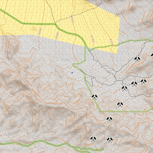 OpenTopoMap map of Macedonia Spring, CA