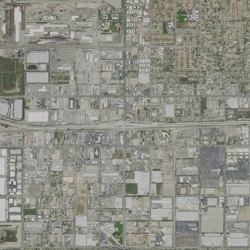 Aerial imagery of Interchange 61, CA