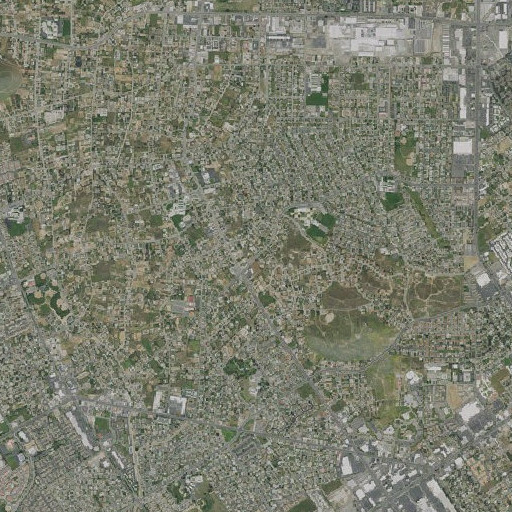 Aerial imagery of Learning Bee School, CA