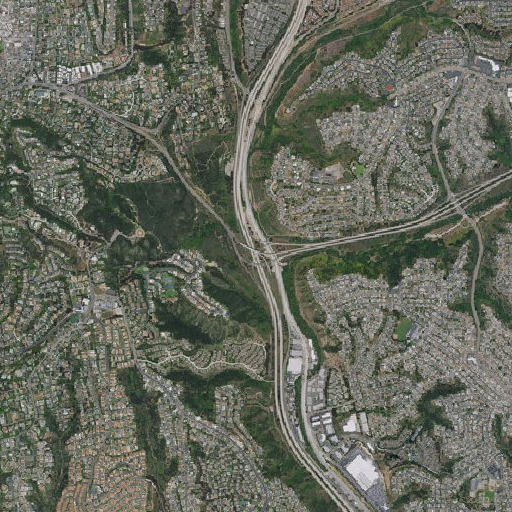 Aerial imagery of Interchange 26B, CA