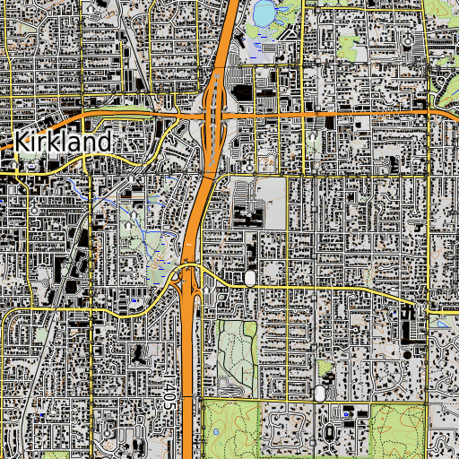OpenTopoMap map of Northstar School, WA