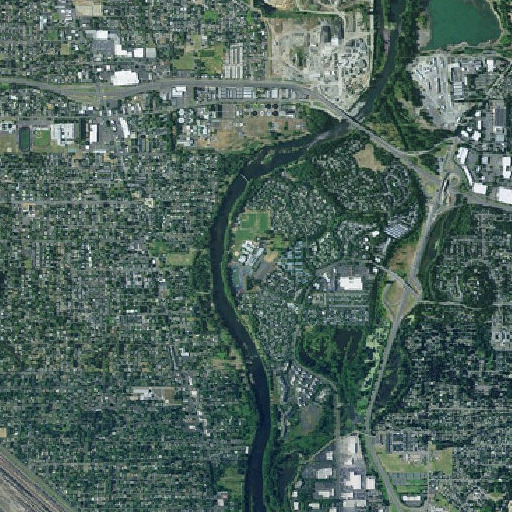 Aerial imagery of Marist High School, OR