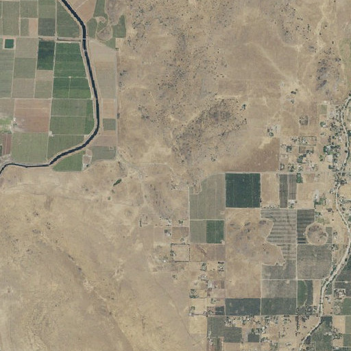 Aerial imagery of Mud Spring Gap, CA