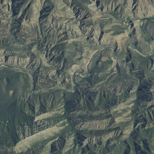 Aerial imagery of Oak Flat, CA