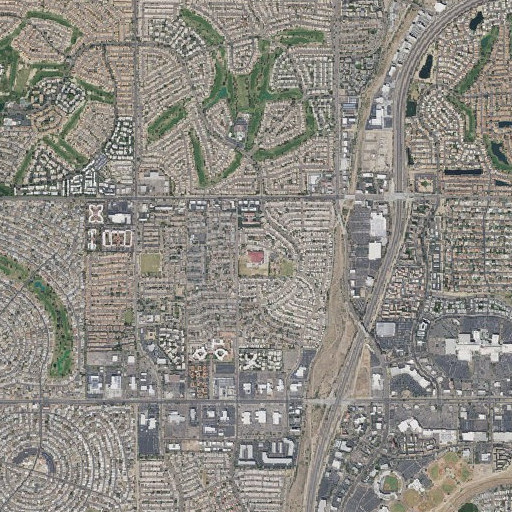 Aerial imagery of Apache Elementary School, AZ