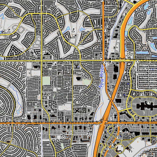OpenTopoMap map of Apache Elementary School, AZ
