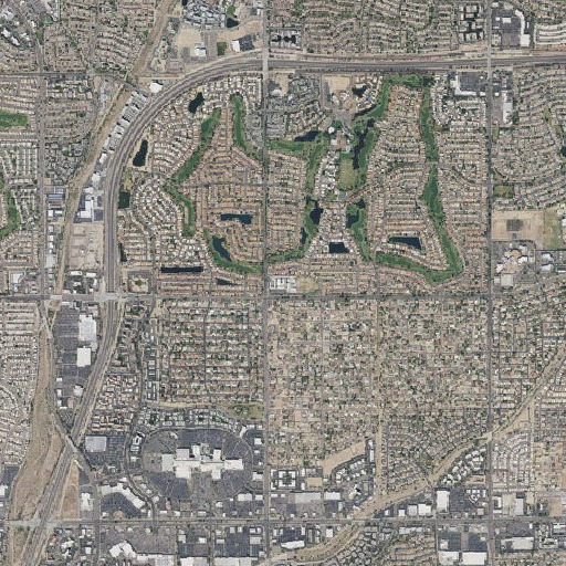 Aerial imagery of Arrowhead Elementary School, AZ