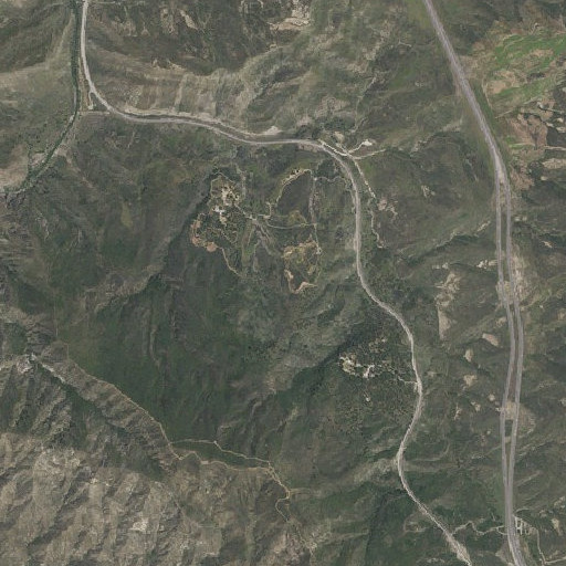 Aerial imagery of Oak Flats, CA
