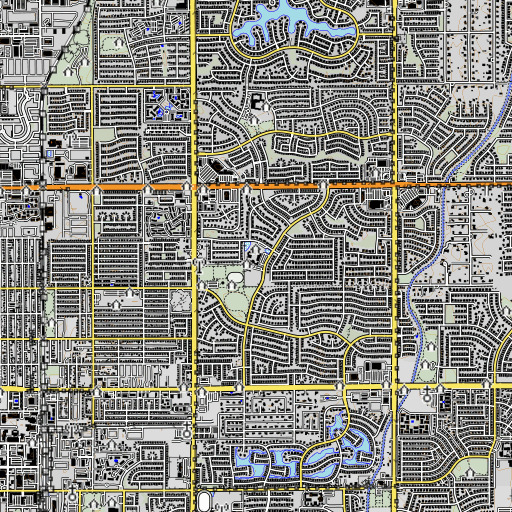 OpenTopoMap map of Sanborn Elementary School, AZ