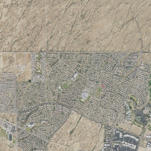 Aerial imagery of Wildfire Elementary School, AZ