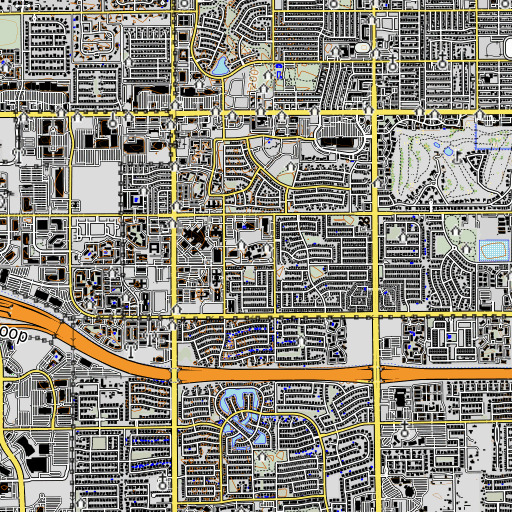OpenTopoMap map of Conley Elementary School, AZ