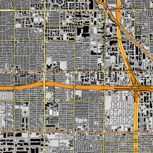 OpenTopoMap map of Esperanza Elementary School, AZ