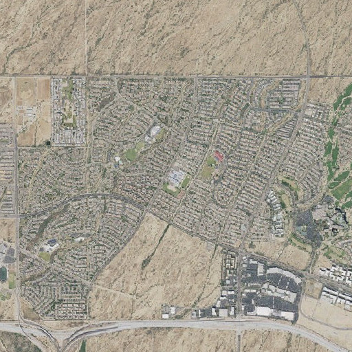 Aerial imagery of Explorer Middle School, AZ