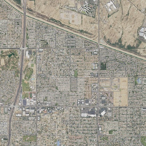 Aerial imagery of Foothills Elementary School, AZ