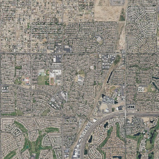 Aerial imagery of Frontier Elementary School, AZ