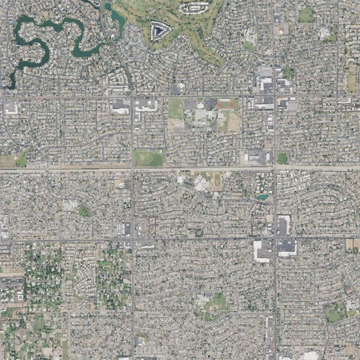 Aerial imagery of Frost Elementary School, AZ