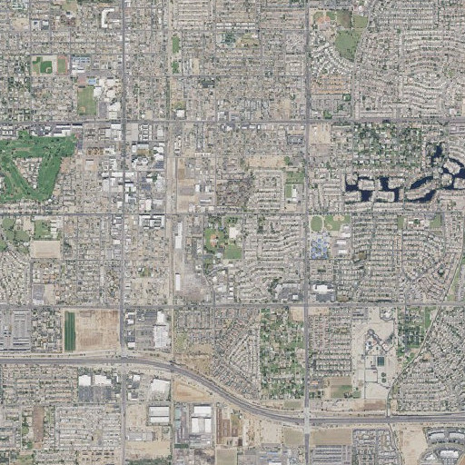 Aerial imagery of Frye Elementary School, AZ