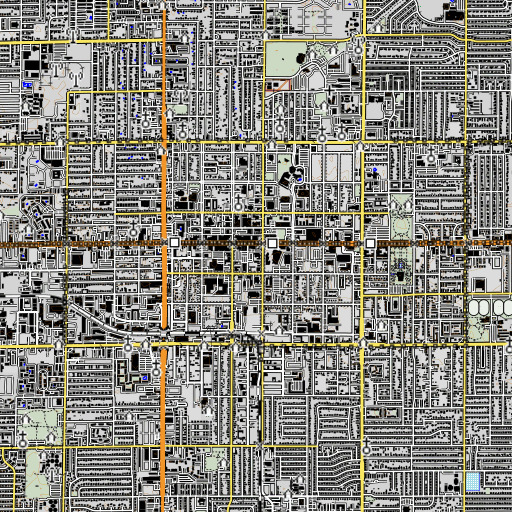 OpenTopoMap map of Heritage Academy, AZ