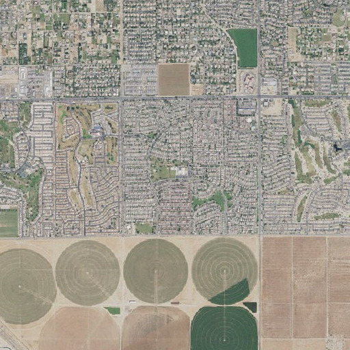 Aerial imagery of Jane D Hull Elementary School, AZ