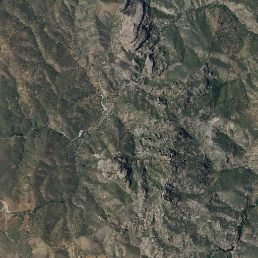 Aerial imagery of Oak Tree Spring, CA