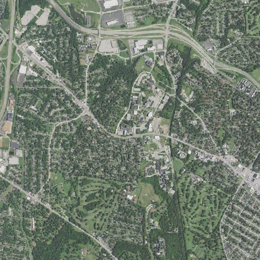 Aerial imagery of Stadler Hall, MO
