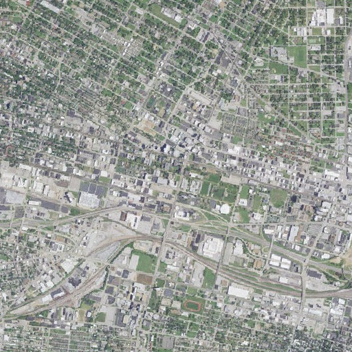 Aerial imagery of Walsh Hall, MO