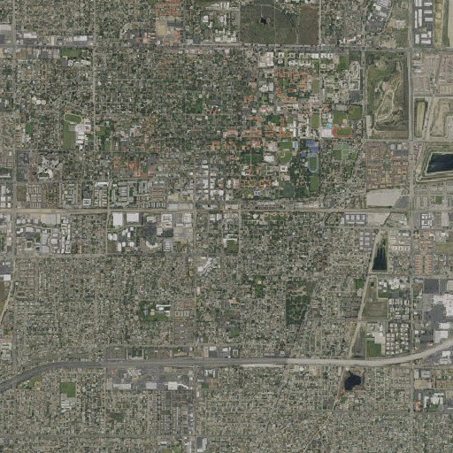 Aerial imagery of Oakmont Elementary School, CA