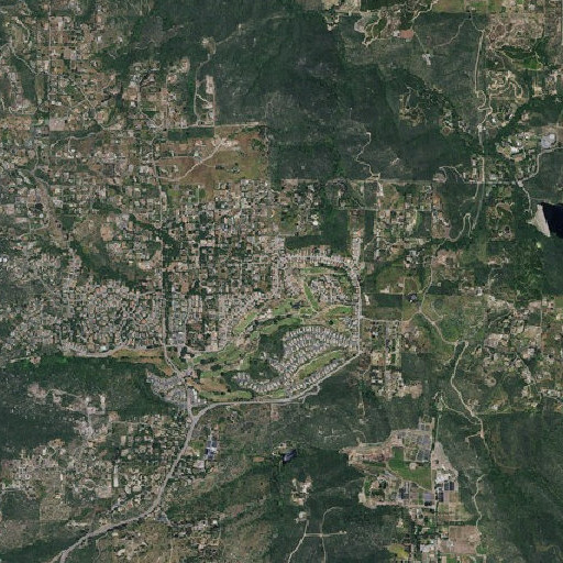 Aerial imagery of Oat Hills, CA