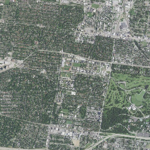 Aerial imagery of Blewett Hall, MO