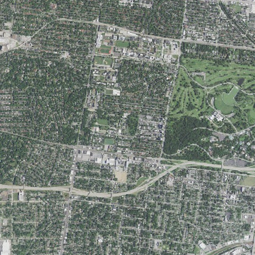 Aerial imagery of Brohm Hall, MO