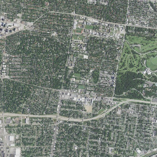 Aerial imagery of Fritz Hall, MO